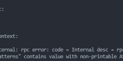docker build 构建错误 non-printable ASCII characters